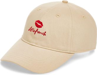 Frasier Sterling Lets French Baseball Cap in Tan at Nordstrom