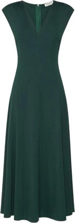 Max Mara Midi Jurk - Dames - Casual kleedjes - Groen - M - Kleedjes
