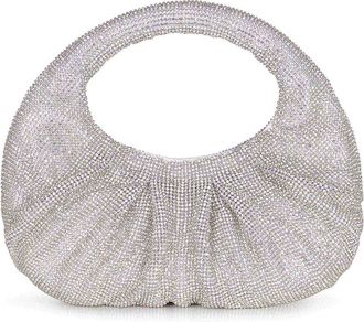 Twentyfourhaitch Bag Made Of Rhinestone Mesh