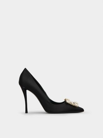 Roger Vivier Efflorescence Pumps in satin
