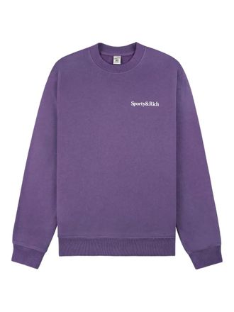 Sporty & Rich Health Is Wealth sweatshirt - Purple