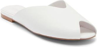 Jeffrey Campbell Indwell Peep Toe Slide Sandal in White at Nordstrom, Size 8.5