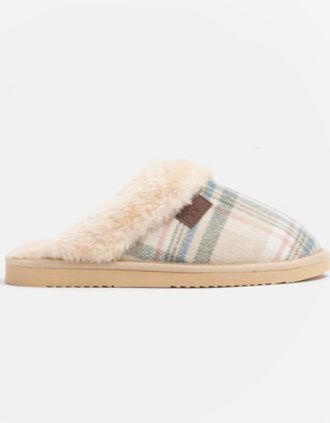 Jojoe Womens Jo & Joe SHETLAND Womens Slippers Oatmeal - Cream - Size: 6