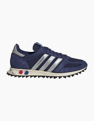 adidas Originals Adidas Originals Mens La Trainer OG Lace Up Walking Shoes - Navy - Size: 4.5 37.3