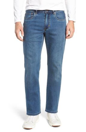 Tommy Bahama Antigua Cove Authentic Standard Fit Jeans in Med Indigo Wash at Nordstrom, Size 33 X 34