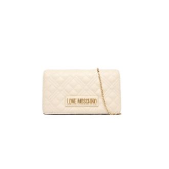 Love Moschino Cross Body Bags, female, Beige, Size: ONE SIZE Quilted Pochette
