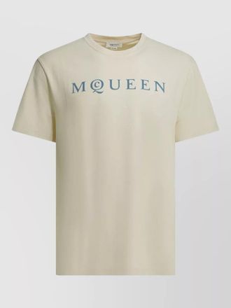 Alexander McQueen cotton logo print t-shirt