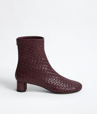 Bottega Veneta Cherry Ankle Boot - Bordeaux - Women - 11
