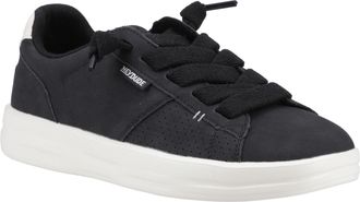 HeyDude Karina Duo Classic Polyurethane WoMens Black Trainers Pu - Size UK 6