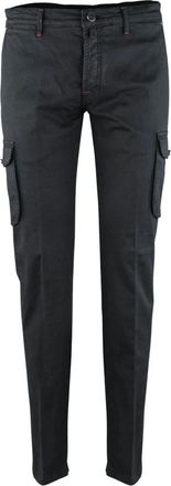Kiton Tapered Broeken - Heren - Slim Fit Broeken - Zwart - W33 - Broeken