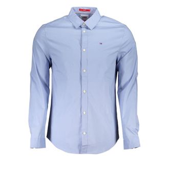 Tommy Hilfiger Azure Cotton Mens Mens Shirt