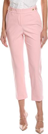 Shelli Segal Laundry By Shelli Segal Tab Detail Straight Leg Pant