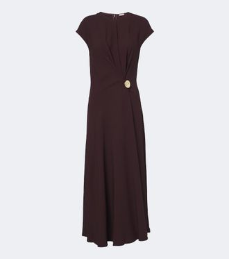 Joseph Taipan cr&ecirc;pe midi dress