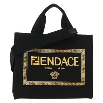 Fendi Pre-owned Vintage Tote Bag - Dames - Vintage Shopper - Zwart - ONE Size - Vintage
