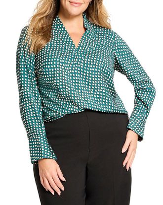 Nic+Zoe NIC+ZOE Plus Shadow Dot Top
