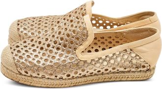 Stuart Weitzman Espadrilles metallizzate - Oro