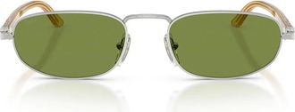 Persol Sunglasses Po1028 S 518/4 E Yellow Silver/Green Unisex