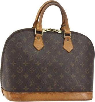 Louis Vuitton Pre-owned Handbags, female, Brown, Size: ONE SIZE Pre-owned Canvas Handbag