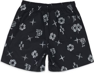 Purple ALL ROUND AOP SHORTS