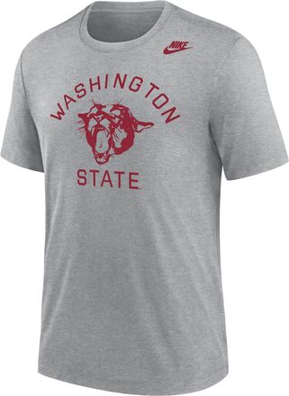 Nike Washington State Cougars Nike Mens Football Tri-Blend T-Shirt in Grey | M21372P396WSTU-DGH