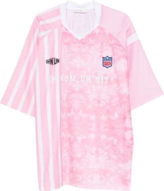 Ih Nom Uh Nit V-hals Mesh T-shirt - Heren - T-shirts - Roze - XL - Tops