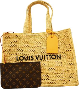 Louis Vuitton Beige Tote Bag (Pre-Owned)