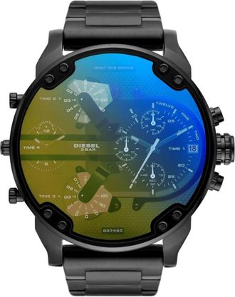 Diesel Analoog Chronograaf Horloge - Heren - Horloges - Zwart - ONE Size - Accessoires