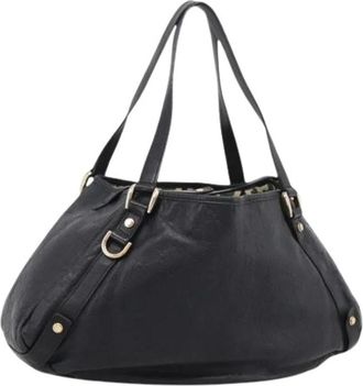 Gucci Pre-owned Vintage Tote Bag - Dames - Vintage Shopper - Zwart - ONE Size - Leer - Vintage