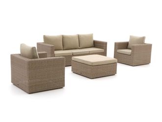 Intenso Furniture Intenso Carpino stoel-bank loungeset 4-delig