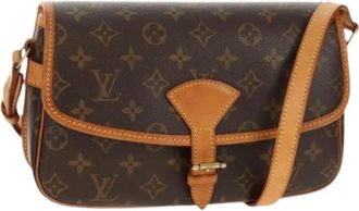 Louis Vuitton Pre-owned Cross Body Bags, female, Brown, Size: ONE SIZE Pre-owned Canvas Cross Body Bag