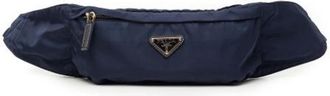 Prada Pre-owned Belt Bags, female, Blue, Size: ONE SIZE Pre-owned Nylon Belt Bag