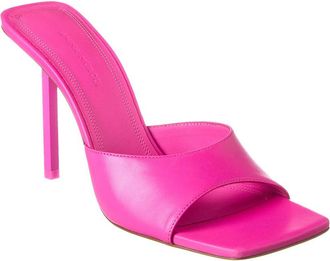 Amina Muaddi Laura 95 Leather Sandal