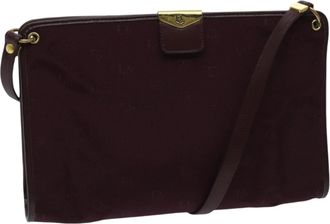 Dior Burgundy Synthetic Shoulder Bag (Pre-Owned)