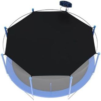 OEM Toldo Solar Para Trampol&iacute;n - Cubierta Redonda Resistente A Los Rayos Uv Con Postes - Compatible Con Trampolines De 6 O 8 Barras - Di&aacute;metros 183 244 30