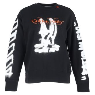 Off-white Diag Cartoon Long Sleeve T-shirt in Black Cotton