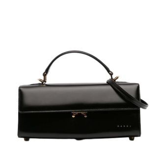 Marni Pre-owned Handbags, female, Black, Size: ONE SIZE Pre-owned Relativity Satchel