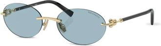 Tiffany & Co. Tf 3104D 602180 Zonnebrillen - Dames - Zonnebrillen - Geel - 56 MM - Accessoires