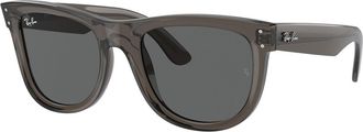 Ray-Ban RBr0502SF Wayfarer Reverse Asian Fit 6707GR Mens Sunglasses Grey Size 53