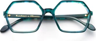 K&agrave;dor Occhiali Glamour con montatura geometrica - Blu