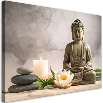 Feeby Impresi&oacute;n De Imagen, Piedras De Buda Spa Zen, 100x70
