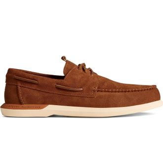 Sperry Top-Sider Mens A/o Plushwave 2.0 Boat Shoes In Camo Brown/brown
