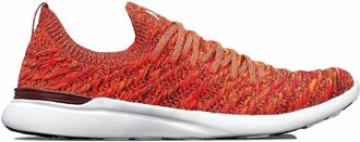 Athletic Propulsion Labs Womens Techloom Wave Athletic Sneakers In Burgundy/magenta/melange