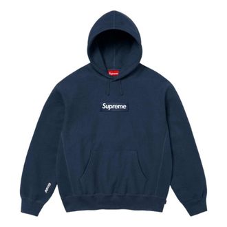 SUPREME FW25 Box Logo Hoodie Navy SUP-FW25-094-NA