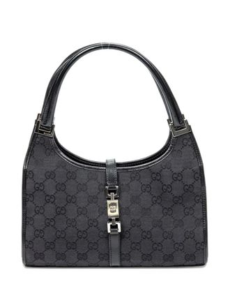 Gucci 2000 GG-pattern shoulder bag - Black