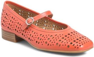 S&ouml;fft Ellie Mary Jane Pump in Red Coral at Nordstrom, Size 7.5