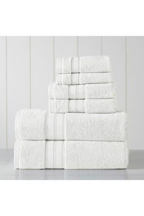 Modern Threads SpunLoft 6-Piece Towel Set in White at Nordstrom Rack, Size 6 Piece Set