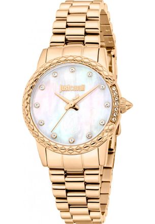 Just Cavalli Womens JC1L310M0065 Ladies Animalier Fiorenza Snake Watch - Gold - One Size