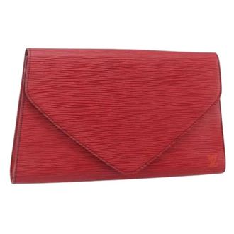 Louis Vuitton Pre-owned Clutches, female, Red, Size: ONE SIZE Pre-owned Vintage Epi Clutch