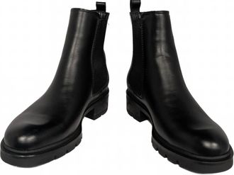 La Canadienne Womens Sorento Leather Boots In Black