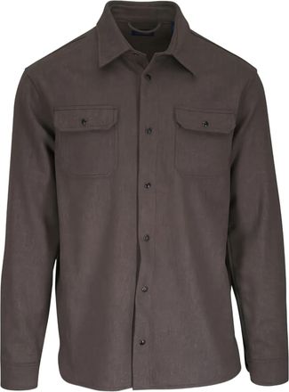 Paul & Shark Brown Flap-Pocket Overshirt